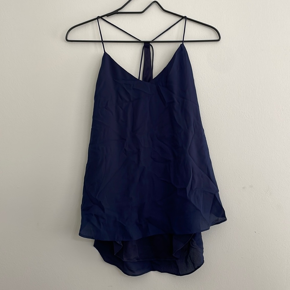 Silky Navy Tank